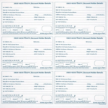 Account Opening Register