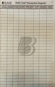 Baroda UP Bank Register